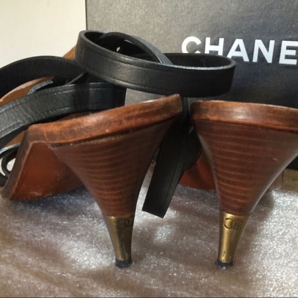 COPY - Authentic Chanel Ankle Strap Sandals Sz 38/8 - Picture 9 of 9